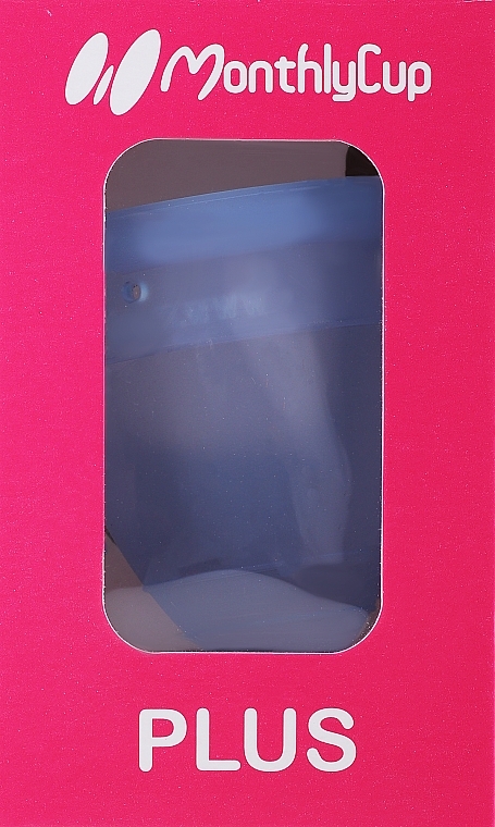 Menstruationstasse groß Blauer Saphir - Menskopp Intimate Care Plus — Bild N1