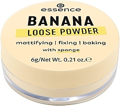 Düfte, Parfümerie und Kosmetik Bananen-Gesichtspuder - Essence Banana Loose Powder 