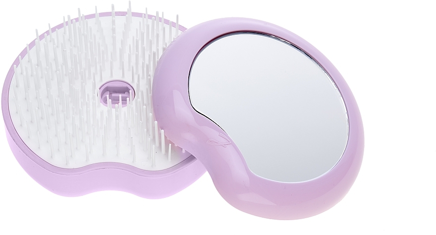Kompakte Haarbürste d 84 mm rosa - Janeke The Original Pomme Brush With Mirror — Bild N4
