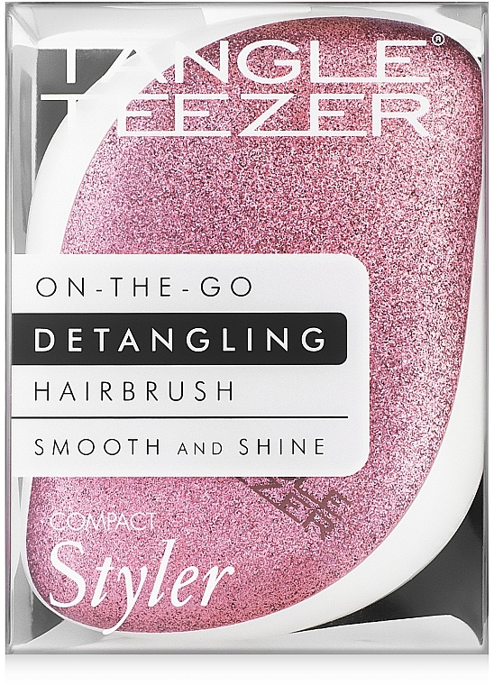 Kompakte Haarbürste - Tangle Teezer Compact Styler Glitter Rose — Bild N5