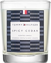 Düfte, Parfümerie und Kosmetik Tommy Hilfiger Home Collection Spicy Cedar Scented Candle - Duftkerze