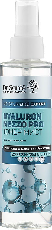 Gesichtstoner - Dr. Sante Hyaluron Mezzo Pro Toner Mist — Bild N1