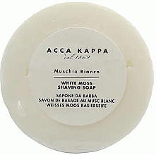 Rasierseife Weißer Moschus - Acca Kappa White Moss Shaving Soap (Refill)  — Bild N1