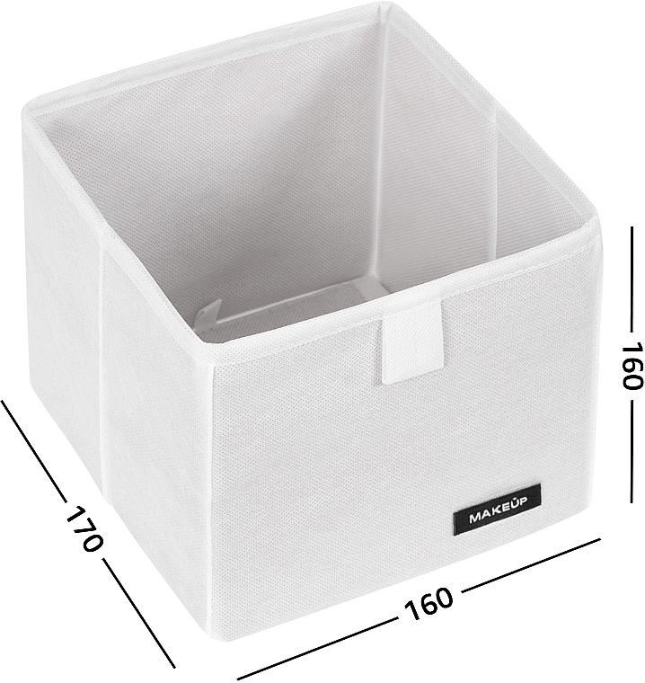 Aufbewahrungs-Organizer XS weiß 17x16x16 cm Home - MAKEUP Drawer Underwear Cosmetic Organizer White — Bild N2