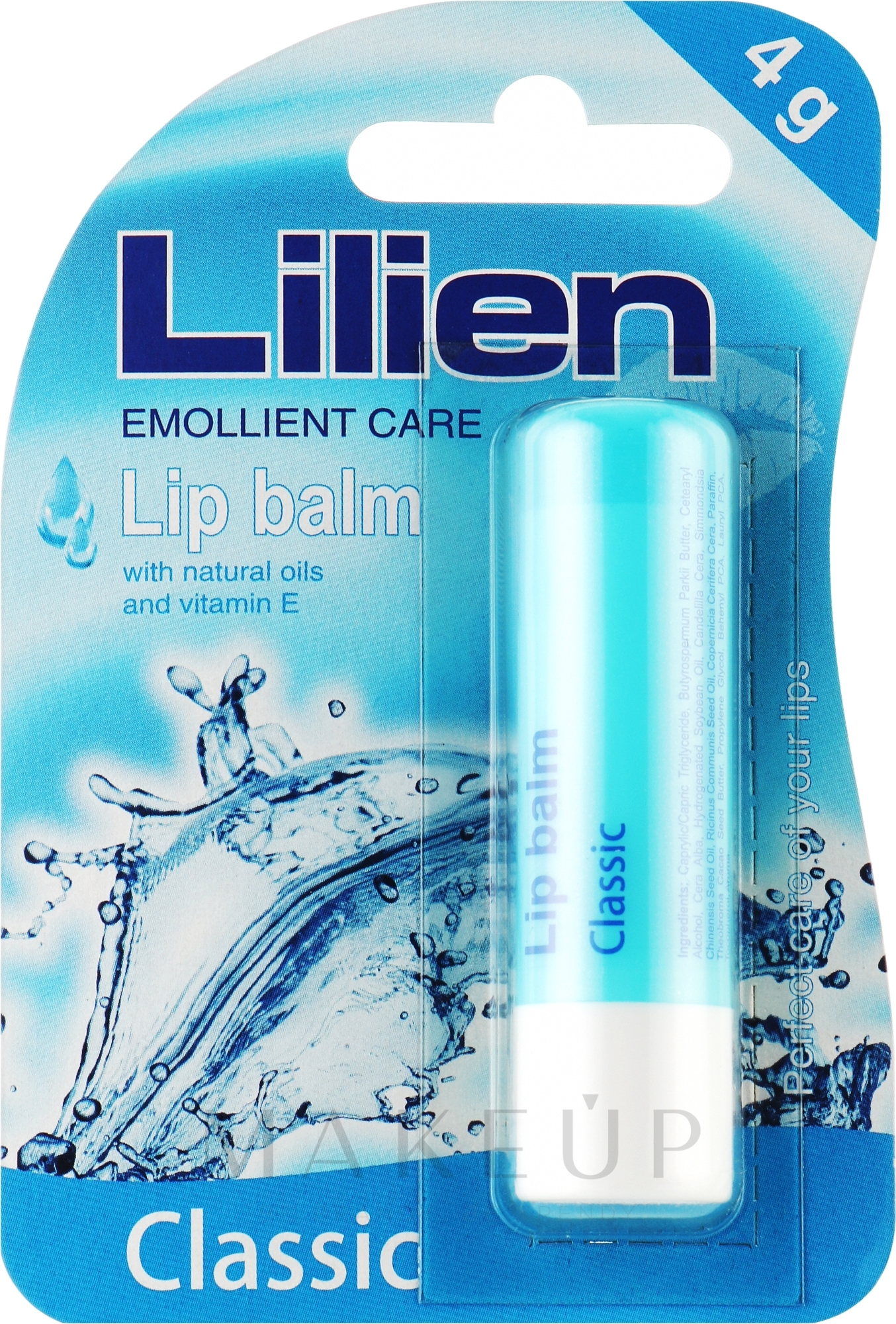 Lippenbalsam "Classic" mit Naturölen und Vitamin E - Lilien Lip Balm Classic — Bild 4 g