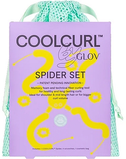 Haarset schwarz - Glov Cool Curl Spider — Bild N2