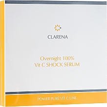 Intensiv verjüngendes Nachtserum für das Gesicht mit Vitamin C - Clarena Overnight 100 % Vit C Shock Serum — Bild N2