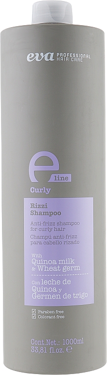 Anti-Frizz-Shampoo für lockiges Haar - Eva Professional E-line Curly Shampoo — Bild N1