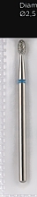 Düfte, Parfümerie und Kosmetik Diamant-Nagelfräser in Tropfenform 2,5 mm blau - Head The Beauty Tools