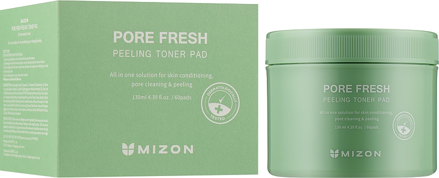 Peeling-Gesichtspads mit Teebaumöl - Mizon Pore Fresh Peeling Toner Pad — Bild N2