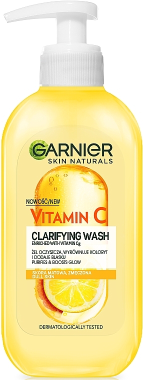 Reinigungsgel für das Gesicht - Garnier Naturals Vitamin C Cleansing Gel — Bild N1