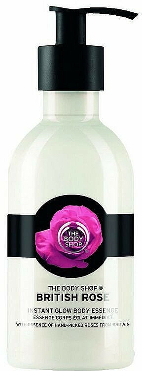 Feuchtigkeitsspendende Körperlotion mit englischer Rose - The Body Shop British Rose Instant Glow Body Essence Lotion — Bild N1