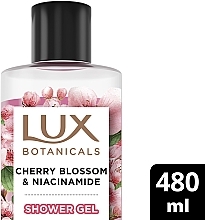 Lux Botanicals Cherry Blossom & Niacinamide Shower Gel  - Duschgel mit Kirschblüten und Niacinamid — Bild N3