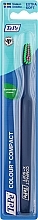 Düfte, Parfümerie und Kosmetik Zahnbürste extra weich blau mit grünen Borsten - TePe Colour Compact X-Soft Gul