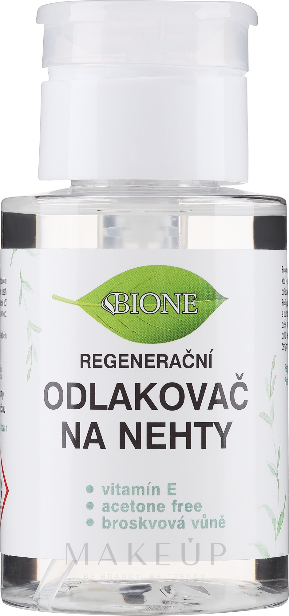 Nagellackentferner mit Vitamin E - Bione Cosmetics Vitamin E Nail Polish Remover — Bild 180 ml