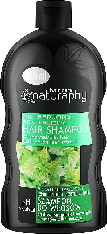 Shampoo für normales Haar mit Brennnesselextrakt - Naturaphy Nettle Leaf Extract Shampoo — Bild N1