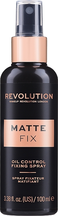 Make-up-Fixierer - Makeup Revolution Matte Fix Oil Control Fixing Spray — Bild N1