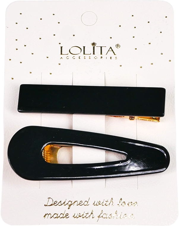 Haarspangen schwarz - Lolita Accessories  — Bild N1