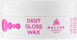 Düfte, Parfümerie und Kosmetik Glänzendes Wachs zum Haarstyling - Kallos Cosmetics Digit Gloss Wax
