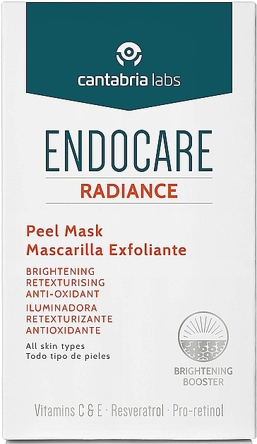 Gesichtspeeling - Cantabria Labs Endocare Radiance Peel Mask — Bild N1