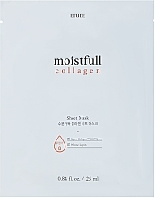 Düfte, Parfümerie und Kosmetik Feuchtigkeitsspendende Tuchmaske für das Gesicht mit Kollagen - Etude House Collagen Moistfull Mask Sheet