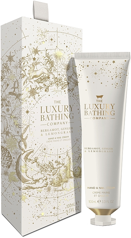 Hand- und Nagelcreme in einer Geschenkbox - Grace Cole The Luxury Bathing Bergamot Ginger & Lemongrass Hand And Nail Cream — Bild N1