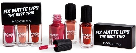 Lipgloss-Set - Magic Studio Fix & Matte Lips The Best Trio Set — Bild N1