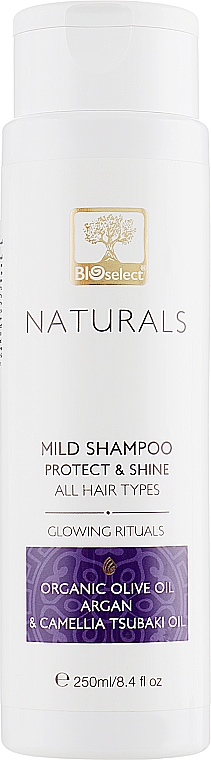 Shampoo für alle Haartypen mit Argan - BIOselect Naturals Shampoo — Bild N1