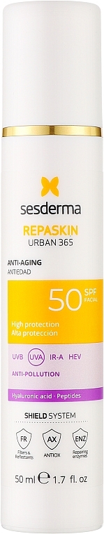 Anti-Aging-Sonnencreme für das Gesicht  - Sesderma Repaskin Urban 365 Anti-aging Spf50 — Bild N1