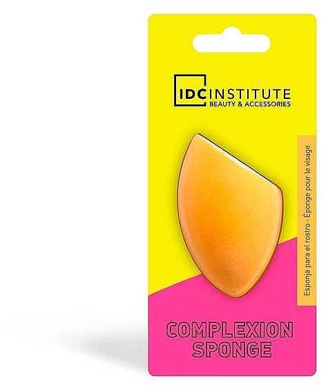 Neonfarbener Schminkschwamm, orange - IDC Institute Complexion Sponge — Bild N1