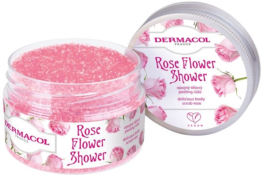 Körperpeeling mit Rose - Dermacol Rose Flower Shower Delicious Body Scrub — Bild N1