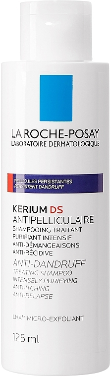 Intensives exfolierendes Anti-Schuppen Shampoo - La Roche-Posay Kerium DS Anti Dandruff Intensive Treatment Shampoo