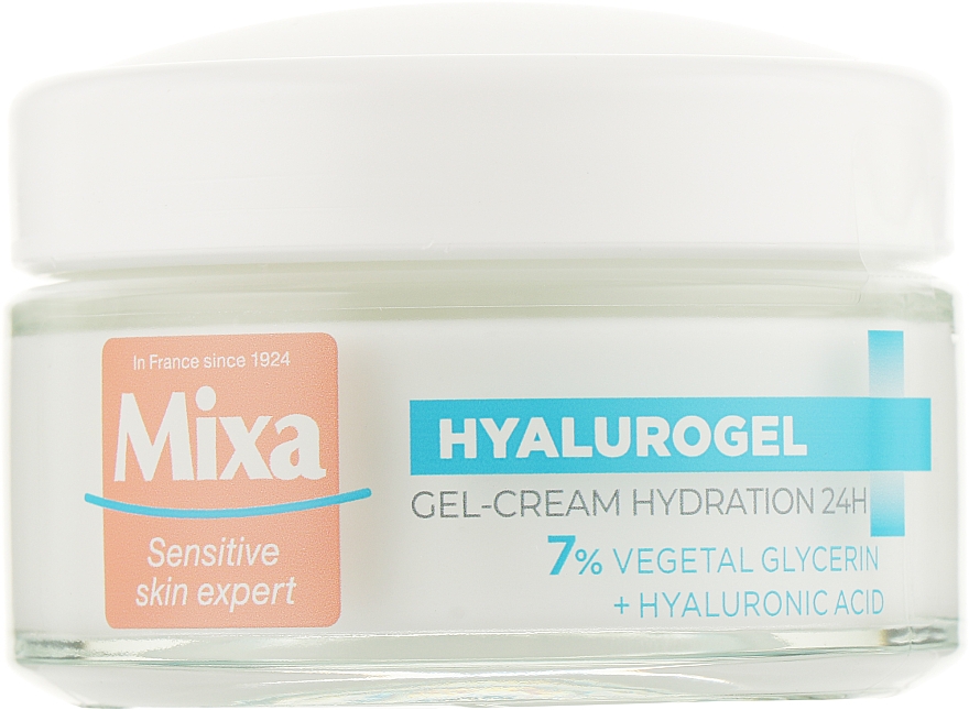 Feuchtigkeitsspendende Gel-Gesichtscreme mit Hyaluronsäure und Glycerin - Mixa Hydrating Hyalurogel Intensive Hydration — Bild N5