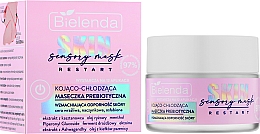 Beruhigende und kühlende präbiotische Gesichtsmaske - Bielenda Skin Restart Sensory Soothing & Cooling Prebiotic Mask — Bild N2