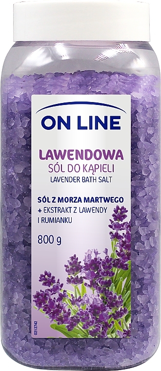 Badesalze mit Lavendelextrakt - On Line Bath Lavender Salt — Bild N1