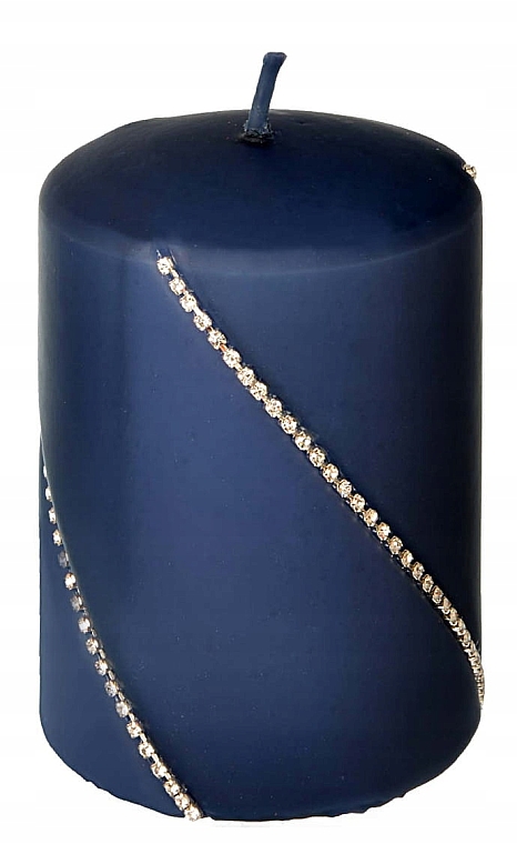 Dekorative Kerze 7x10 cm blau - Artman Bolero Mat — Bild N1