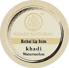 Düfte, Parfümerie und Kosmetik Natürlicher ayurvedischer Lippenbalsam Watermelon - Khadi Natural Ayurvedic Herbal Lip Balm Watermelon