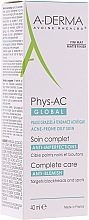 Mattierende Gesichtscreme gegen Hautunreinheiten für fettige und zu Akne neigende Haut - A-Derma Phys-AC Global Severe Blemish Care — Bild N1