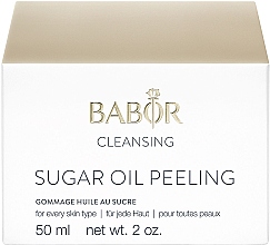 Vitalisierendes Zucker-Öl Peeling für das Gesicht mit Arganöl - Babor Cleansing Sugar Oil Peeling — Bild N2