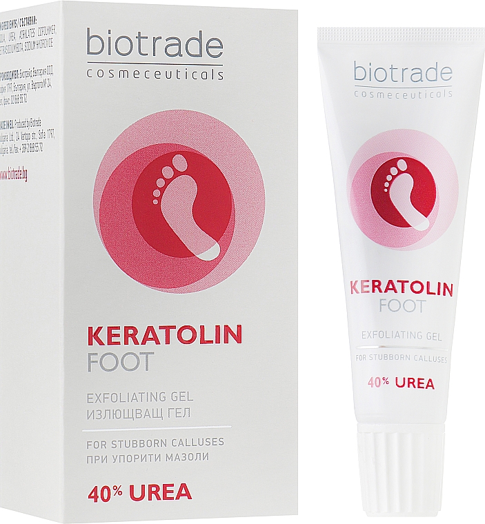 Intensiv-Gel für Füße und Nägel mit 40 % Harnstoff - Biotrade Keratolin Foot Exfoliating Gel — Bild N2