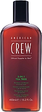 3in1 Shampoo, Conditioner und Duschgel mit Teebaumöl - American Crew Tea Tree 3-in-1 Shampoo, Conditioner and Body Wash — Bild N3
