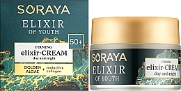 Straffende Gesichtselixier-Creme mit Malachit und Kollagen für Tag und Nacht - Soraya Youth Elixir Firming Cream-Elixir 50+ — Bild N2