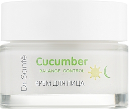 Seboregulierende und mattierende Gesichtscreme mit Gurkenextrakt - Dr. Sante Cucumber Balance Control — Bild N2