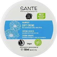 Düfte, Parfümerie und Kosmetik Feuchtigkeitscreme - Sante Family Soft Cream Calendula & Aloe Vera