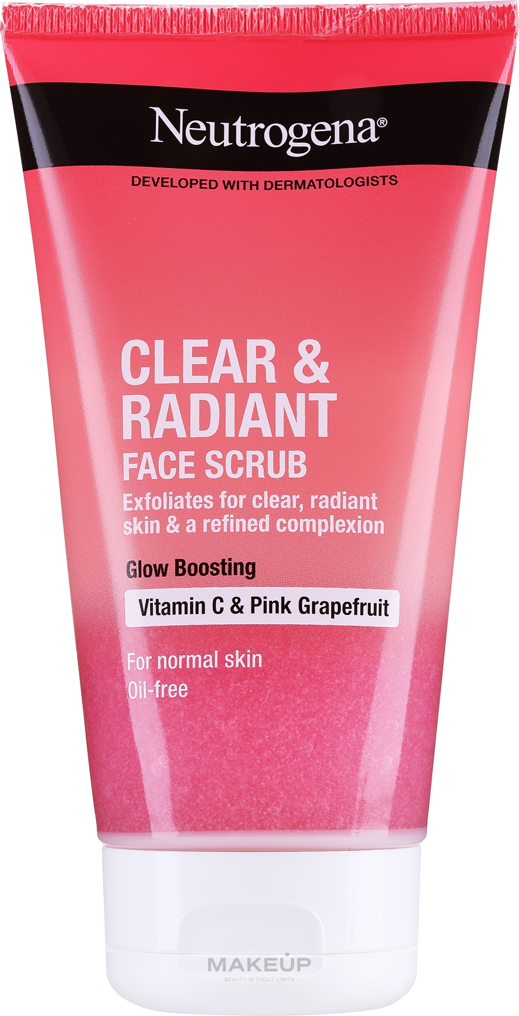 Gesichtspeeling mit rosa Grapefruit und Vitamin C - Neutrogena Refreshingly Clear Daily Exfoliator — Bild 150 ml