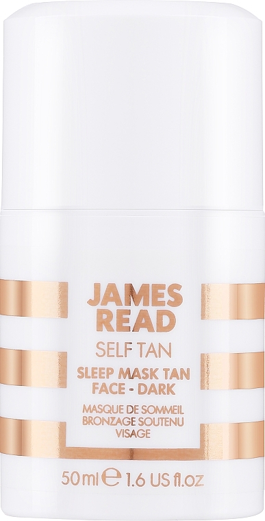 Feuchtigkeitsspendende Anti-Aging Nachtmaske mit Bräunungseffekt und schwarzem Rosenextrakt - James Read Sleep Mask Go Darker Face Overnight Tan — Bild N1