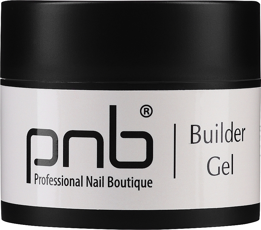 Einphasiges, modellierendes und klares Gel - PNB Builder Gel Crystal Clear (Mini)  — Bild N3