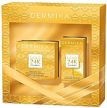 Düfte, Parfümerie und Kosmetik Gesichtspflegeset - Dermika Luxury Gold 24k Total Benefit (Gesichtscreme 50ml + Gesichtsserum 60g)