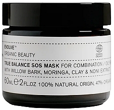 Düfte, Parfümerie und Kosmetik Gesichtsmaske - Evolve Organic Beauty True Balance SOS Mask
