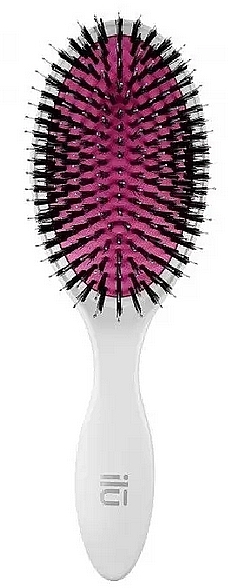 Haarbürste weiß-rosa - Ilu Smooth Operator Oval Wet Brush — Bild N1